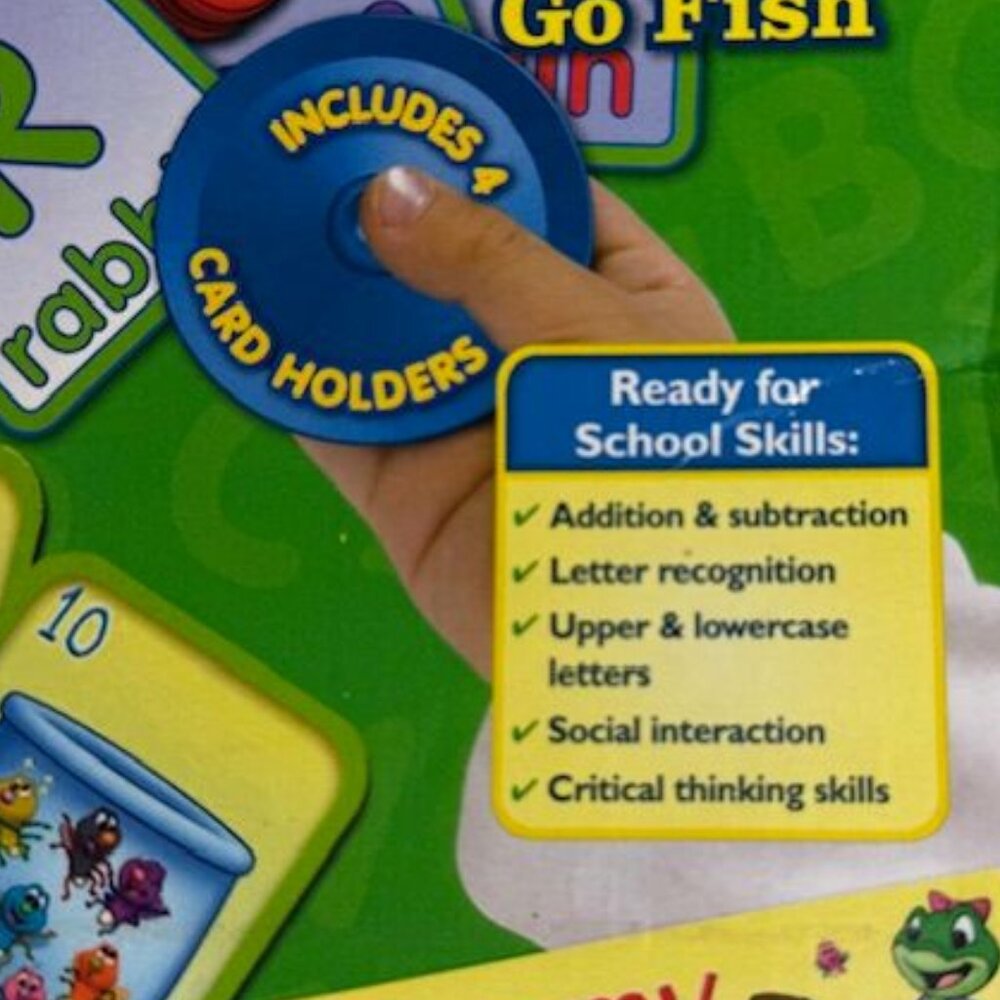 LeapFrog My Card Games Alphabet Go Fish + Math Rummy - Picture 4 of 16
